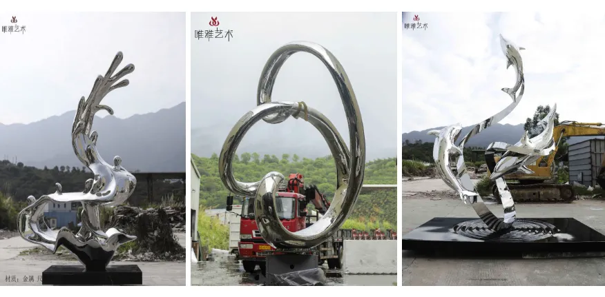 不锈钢雕塑与玻璃钢雕塑如何进行选择？